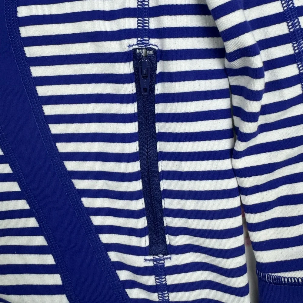 Lululemon In Stride Striped Zip Up Jacket 6 - Picture 5 of 16